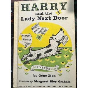 Harry and the Lady Next Door Vintage Childrens book